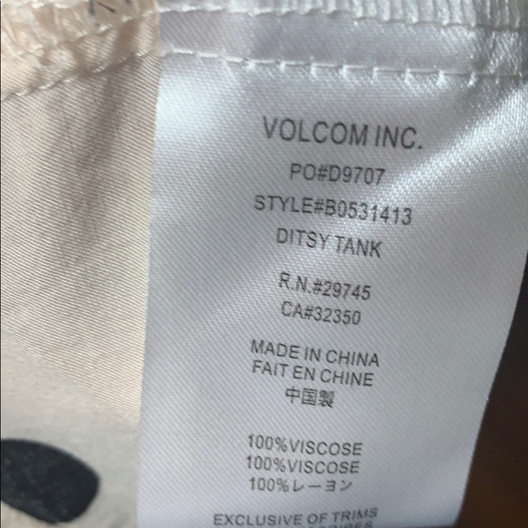 Volcom High-Low Tank Top Size S - Picture 6 of 7